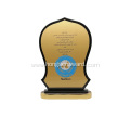 Stock Souvenir Wooden award plaque frame trophy